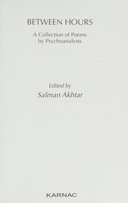 Cover of Between Hours by Salman Akhtar