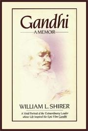 Front cover of Gandhi by William L. Shirer