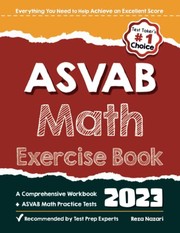 Cover of ASVAB Math Exercise Book by Reza Nazari