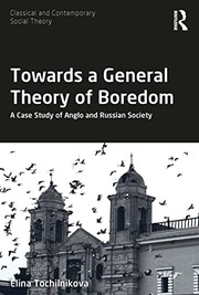 Front cover of Towards a General Theory of Boredom by Elina Tochilnikova