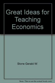 Front cover of Great ideas for teaching economics by Ralph T. Byrns