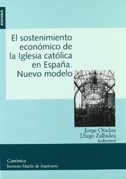 Cover of El sostenimiento de la Iglesia católica en España, nuevo modelo by Jorge Otaduy Guerín