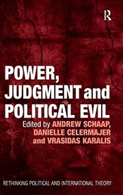 Front cover of Power, judgment and political evil by Andrew Schaap