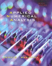 Cover of Applied numerical analysis by Curtis F. Gerald