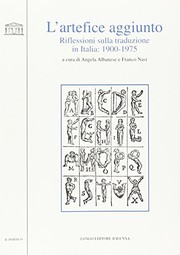 Front cover of L'artefice aggiunto by Angela Albanese