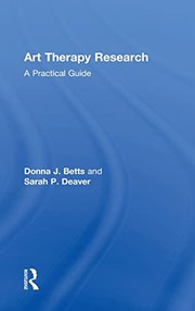 Cover of Art Therapy Research by Donna Betts