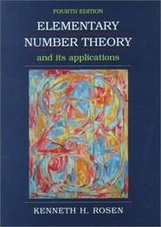 Front cover of Elementary Number Theory and Its Applications by Kenneth H. Rosen