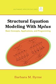 Cover of Structural equation modeling with Mplus by Barbara M. Byrne