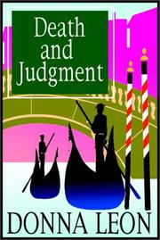 Cover of Death and Judgment by Donna Leon