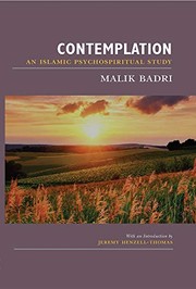 Cover of Contemplation by Malik Badri