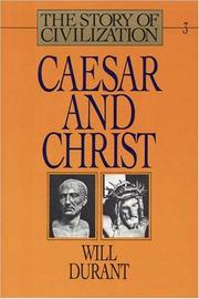 Front cover of The Story of Civilization III by Will Durant