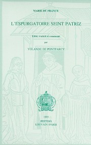 Front cover of L'espurgatoire Seint Patriz (Ktemata) by Marie.