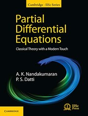 Cover of Partial Differential Equations by A. K. Nandakumaran
