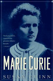 Cover of Marie Curie by Susan Quinn