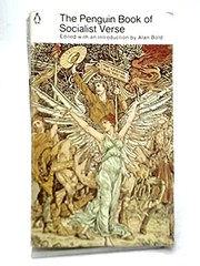 Front cover of The Penguin book of Socialist verse by Alan Norman Bold