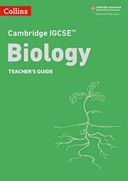Front cover of Cambridge IGCSE(tm) Biology Teacher's Guide (Collins Cambridge IGCSE(tm)) by Sue Kearsey