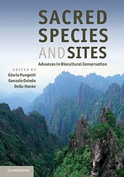Front cover of Sacred species and sites by Gloria Pungetti