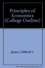 Front cover of Principles of economics by Clifford L. James
