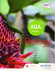 Front cover of AQA a Level Biology (Year 1 and Year 2) by Pauline Lowrie