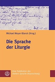 Front cover of Die Sprache der Liturgie by Michael Meyer-Blanck