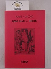 Cover of Don Juan heute by Hans J. Jacobs