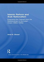 Cover of Islamic reform and Arab nationalism by Amal N. Ghazal