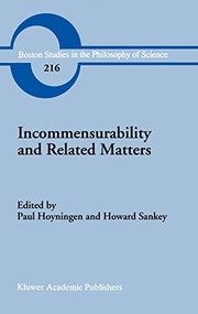 Cover of Incommensurability and related matters by Paul Hoyningen-Huene