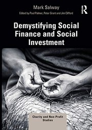 Front cover of Demystifying Social Finance and Social Investment by Paul Palmer