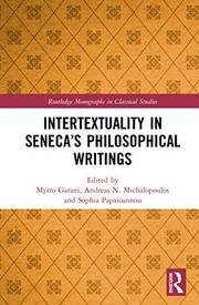 Cover of Intertextuality in Seneca's Philosophical Writings by Myrto Garani