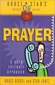 Front cover of Bruce & Stan's pocket guide to prayer by Bruce Bickel
