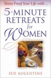 Front cover of 5-Minute Retreats for Women by Sue Augustine