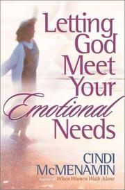 Cover of Letting God meet your emotional needs by Cindi McMenamin
