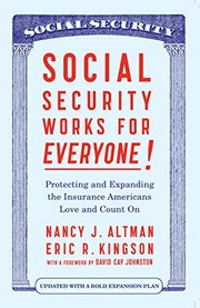 Front cover of Social Security Works for Everyone! by Nancy J. Altman