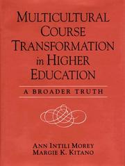 Front cover of Multicultural course transformation in higher education by Ann Intili Morey
