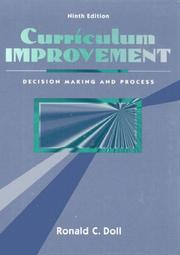 Cover of Curriculum improvement by Ronald C. Doll