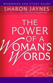 Front cover of The Power of a Woman's Words Workbook and Study Guide by Sharon Jaynes