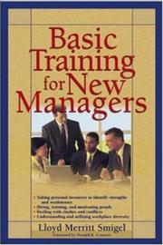 Cover of Basic Training For New Managers by Lloyd Merritt Smigel