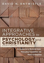 Cover of Integrative Approaches to Psychology and Christianity, Fourth Edition by David N. Entwistle