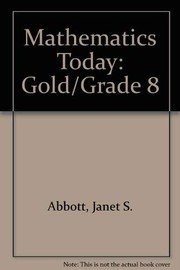Cover of Mathematics Today by Janet S. Abbott