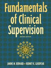 Cover of Fundamentals of clinical supervision by Janine M. Bernard