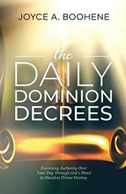 Front cover of Daily Dominion Decrees by Joyce Aidoo Boohene