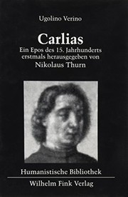 Front cover of Carlias by Ugolino Verino