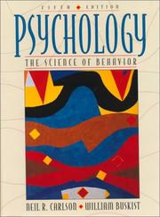 Front cover of Psychology by Neil R. Carlson