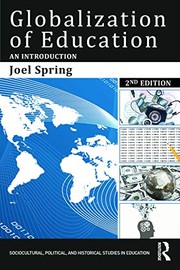 Front cover of Globalization of Education by Joel H. Spring
