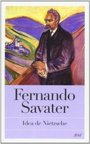 Front cover of Idea de Nietzche by Fernando Savater