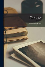 Cover of Opera by Bartolomeo Scappi