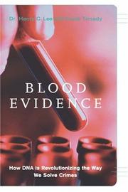 Cover of Blood evidence by Henry C. Lee