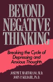 Cover of Beyond negative thinking by Joseph T. Martorano