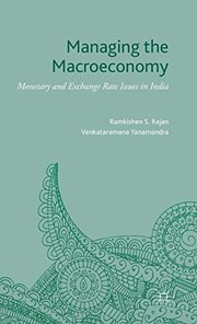 Front cover of Managing the macroeconomy by Ramkishen S. Rajan