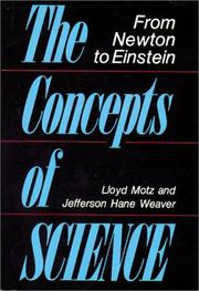 Front cover of The concepts of science by Lloyd Motz